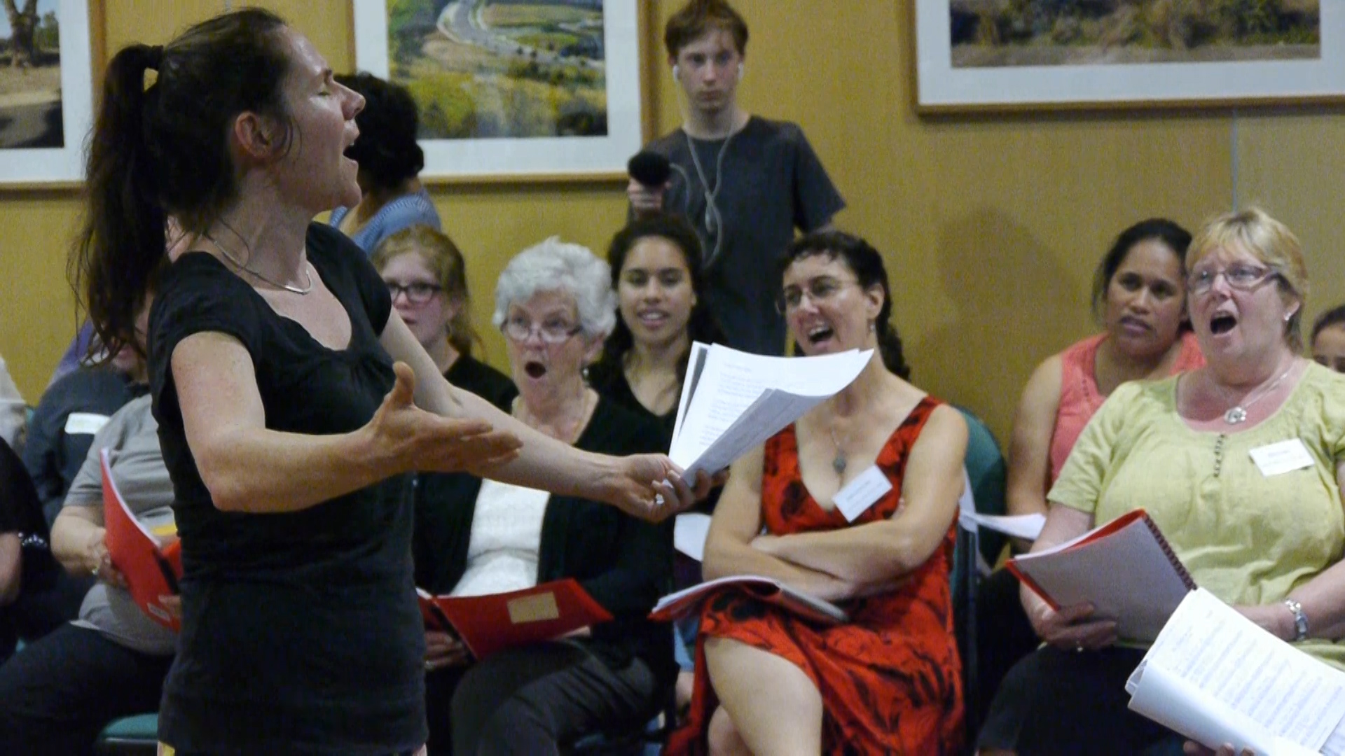 A scene from Andrew Garton’s documentary film 'This Choir Sings Carols'.